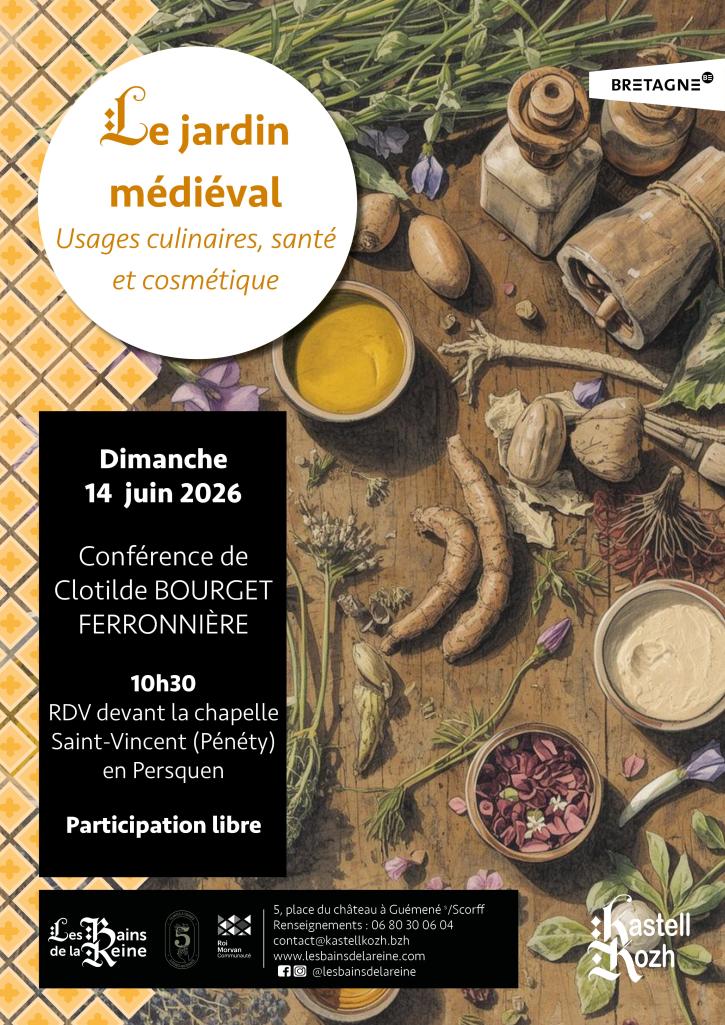 Le jardin médiéval usages culinaires, santé et cosmétiques