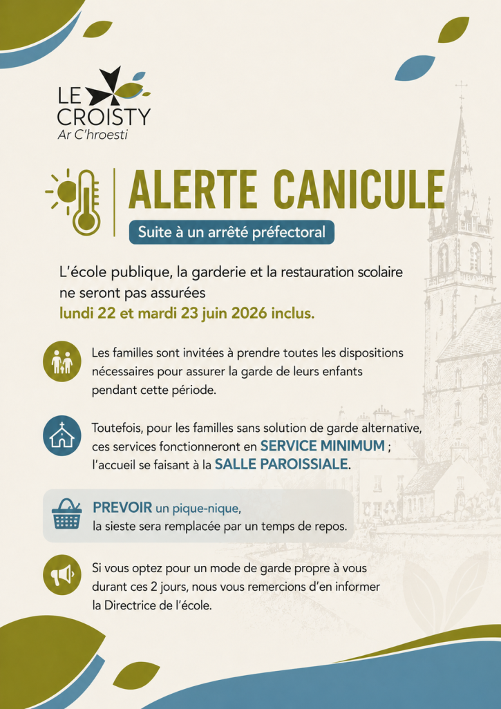 Canicule juin 2026 accueil scolaire